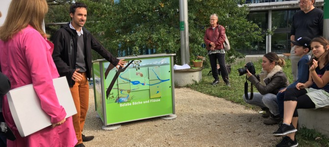 Feierliche Eröffnung der Empa- und Eawag-Erlebnisstationen bei schönstem Herbstwetter